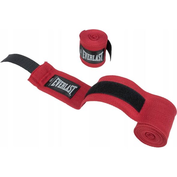 Everlast Tape Wraps Boxing Bandages Red Breathable Solid EVERLAST 305cm 14241514 9283623203