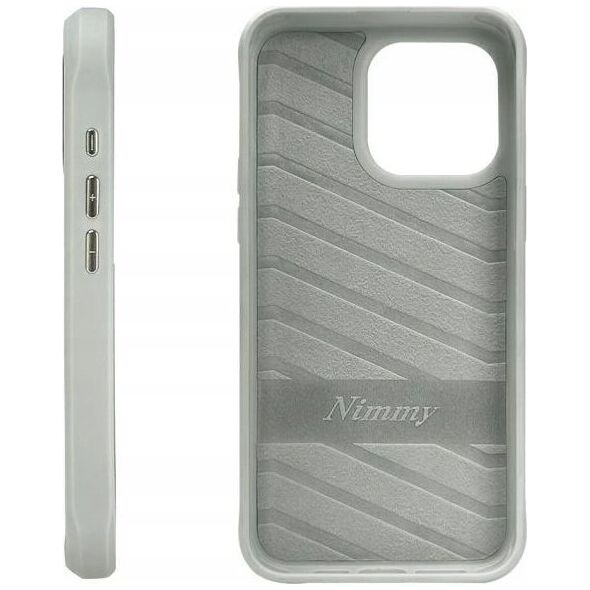 Nimmy iPhone 15 Pro Max 6.7" case gray/grey Glasses Cool Dog