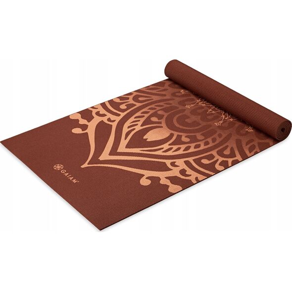Gaiam GAIAM ΕΝΤΟΝΗ ΣΚΟΥΡΙΑ ΗΛΙΑΚΗ ΣΤΡΩΜΑΤΑ ΥΟΓΚΑ ΜΑΤ 5MM 65738 14224557 18713657381