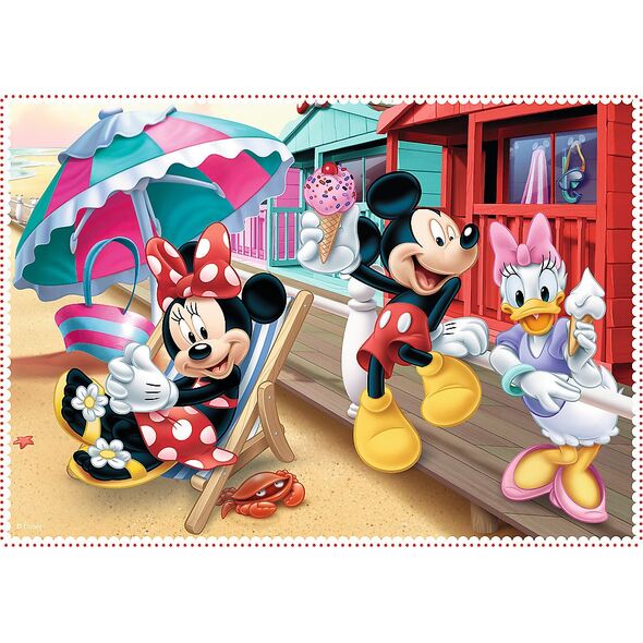 Trefl Puzzle 4w1 Minnie z przyjaciółmi (34355)