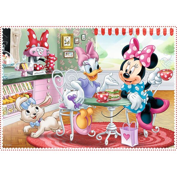 Trefl Puzzle 4w1 Minnie z przyjaciółmi (34355)