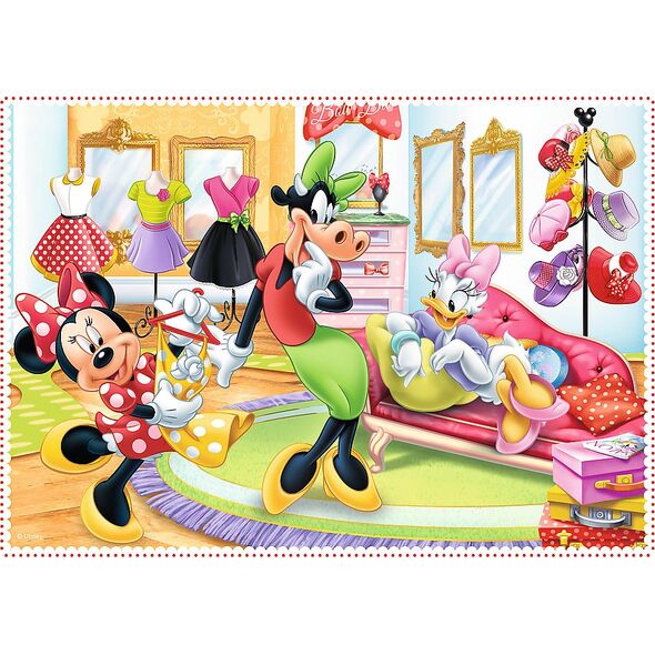 Trefl Puzzle 4w1 Minnie z przyjaciółmi (34355)