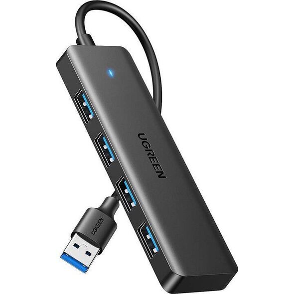 HUB USB Ugreen Adapter UGREEN 4w1 25851 Hub USB-A do 4x USB-A (czarny)