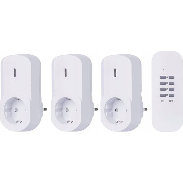 Remote Controlled Sockets SCHUKO, EMOS
