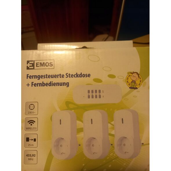 Remote Controlled Sockets SCHUKO, EMOS