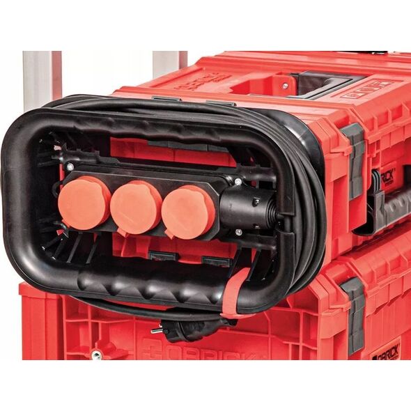 Cable winder with electrical strip Qbrick System Custom Cable Winder with an electrical strip set