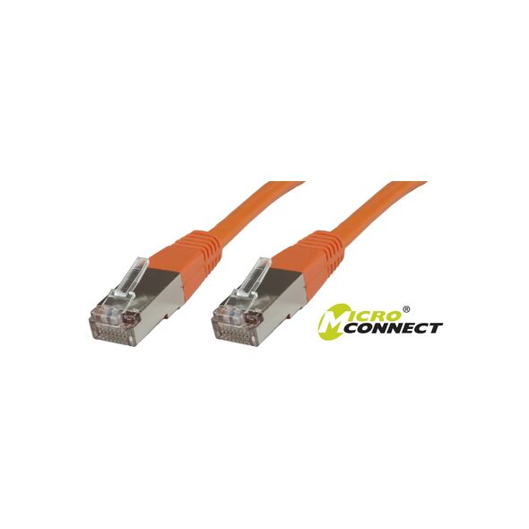 MicroConnect S/FTP CAT6 0.25m Orange LSZH - SSTP60025O