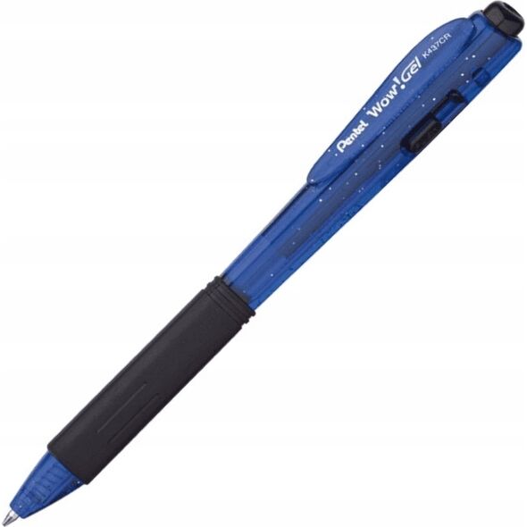 Pentel Pentel Gel Pen Wow! Τζελ K437CR μπλε, ΜΠΛΕ 13892562 72512244388