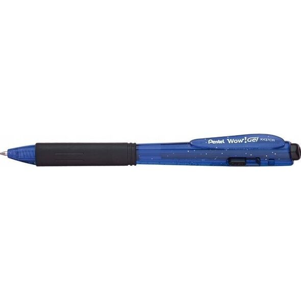 Pentel Pentel Gel Pen Wow! Τζελ K437CR μπλε, ΜΠΛΕ 13892562 72512244388