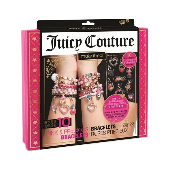 Make it real Make it real - Zestaw do tworzenia bransoletek - Juicy Couture Pink and Precious