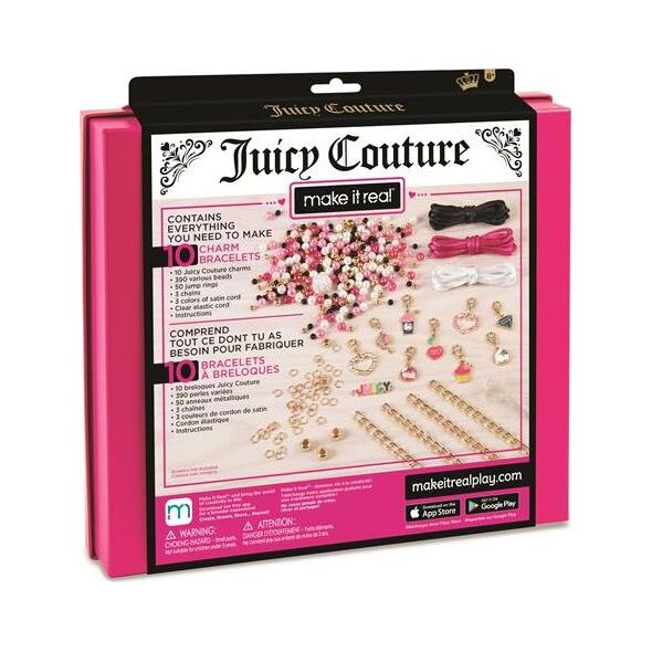 Make it real Make it real - Zestaw do tworzenia bransoletek - Juicy Couture Pink and Precious