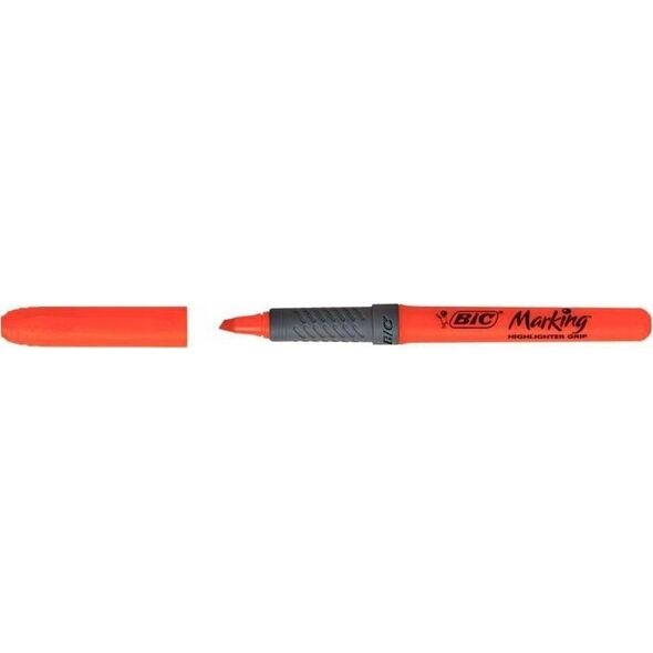 Bic BIC Brite Liner Grip, 12 pc(s), Πορτοκαλί, Μύτη σμίλης, Γκρι, Πορτοκαλί, Στρογγυλό, Μελάνι με βάση το νερό 13961573 70330330993