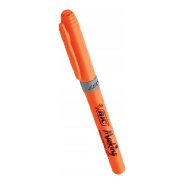 Bic BIC Brite Liner Grip, 12 pc(s), Πορτοκαλί, Μύτη σμίλης, Γκρι, Πορτοκαλί, Στρογγυλό, Μελάνι με βάση το νερό 13961573 70330330993