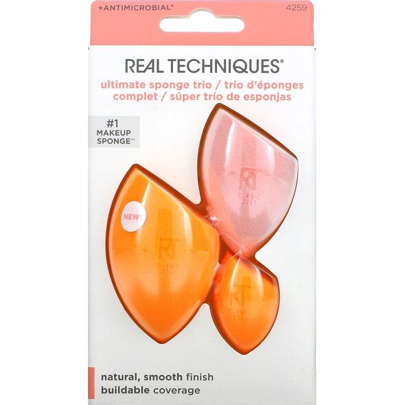 REAL TECHNIQUES_SET Σφουγγάρι μακιγιάζ Ultimate Sponge Trio 3 τεμ. 14011234 79625042597