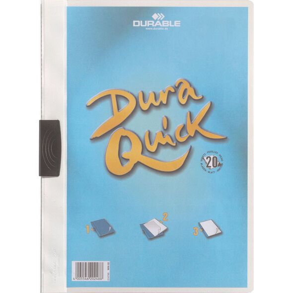 Durable DURABLE Klemm-Mappe Duraquick 1-20 Blatt weiß