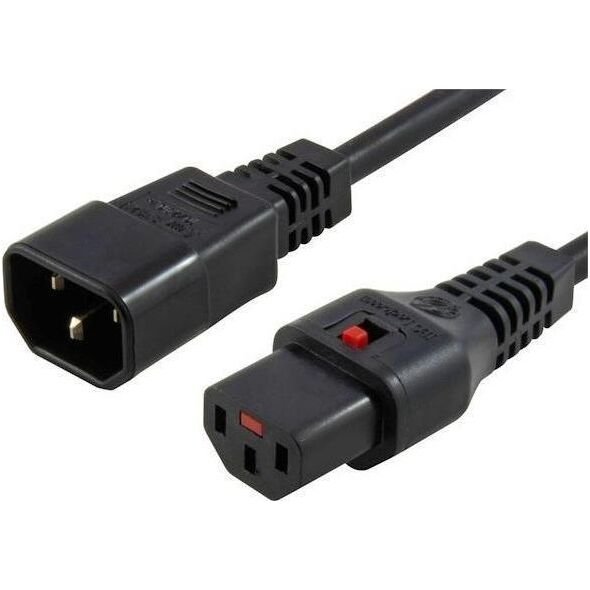 Kabel zasilający MicroConnect IEC LOCK C13 to C14