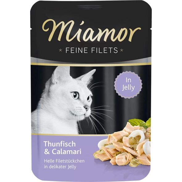 Miamor Miamor Feine Filets saszetka Tuńczyk i kalmary - 100g