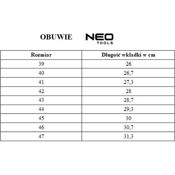 Neo półbuty zawodowe O2 SRC nubuk rozmiar 44 (82-740-44)