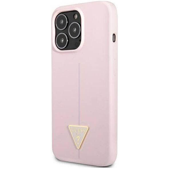 Guess Guess GUHCP13LSLTGU iPhone 13 Pro / 13 6,1" fioletowy/purple hardcase Silicone Triangle