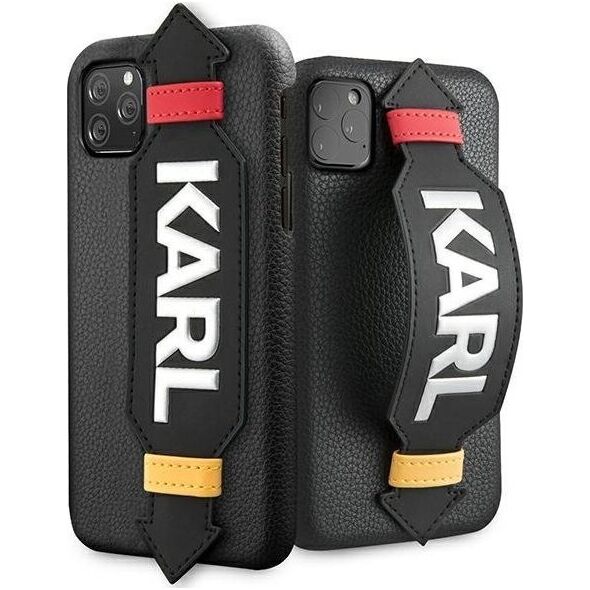 Karl Lagerfeld Etui Karl Lagerfeld KLHCN58HDAWBK Apple iPhone 11 Pro hardcase czarny/black Strap