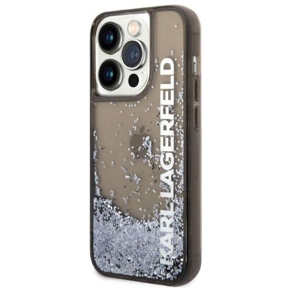 Karl Lagerfeld Etui Karl Lagerfeld KLHCP14XLCKVK Apple iPhone 14 Pro Max czarny/black hardcase Liquid Glitter Elong