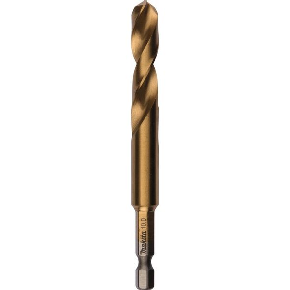 Δραπανο Makita MAKITA DRILL FOR METAL HSS-TIN 1/4" HEX 10.0x102mm 13919995 88381464390