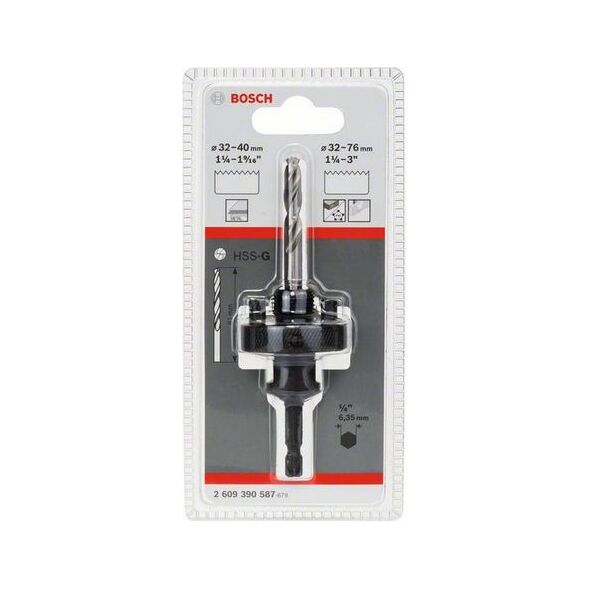 Bosch Adapter 6-kątny HSS-G 2/8-1/4" 32-76mm (2609390587)