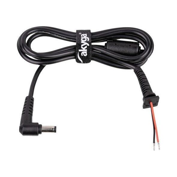Kabel zasilający Akyga AKYGA Przewód zasilający do notebooków AK-SC-35 5.5 x 2.1 mm 1.2m