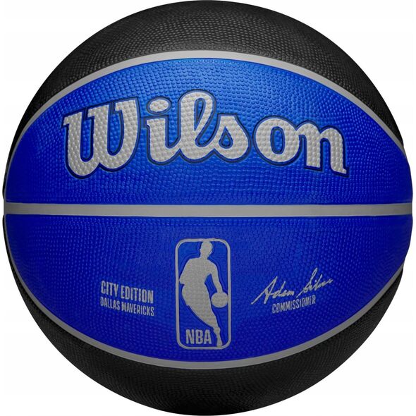 Wilson Wilson NBA Team City Edition Dallas Mavericks Out Ball WZ4024207XB Blue 7 13608480 97512728614