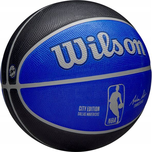 Wilson Wilson NBA Team City Edition Dallas Mavericks Out Ball WZ4024207XB Blue 7 13608480 97512728614