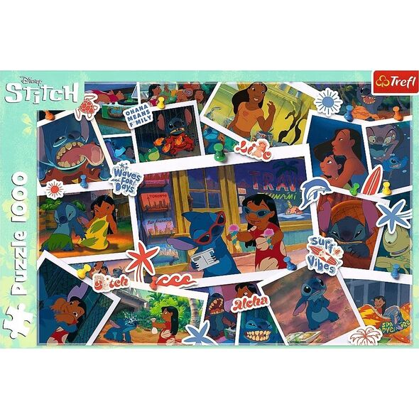 Trefl Puzzle 1000 elementów Lilo i Stitch Słodkie wspomnienia