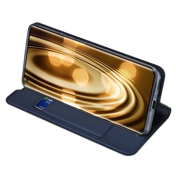 Case XIAOMI MI 11 with a flip Dux Ducis Skin Leather navy blue 6934913053799