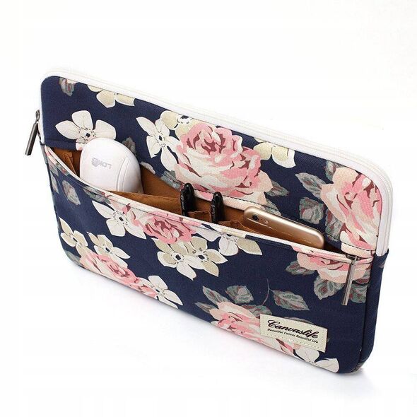 Canvaslife Sleeve Laptop 13-14 White Rose 0795787711194
