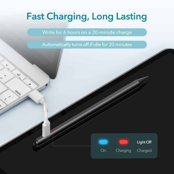 Touch Display Device for iPad ESR Digital+ Magnetic Stylus Pen black 4894240164945