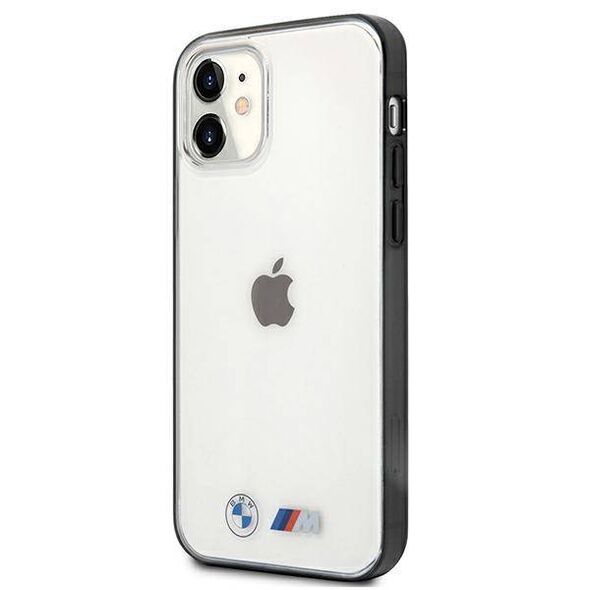Original Case IPHONE 12 MINI BMW Hardcase Sandblast (BMHCP12SMBTOK) transparent 3666339011314