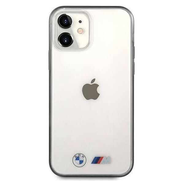 Original Case IPHONE 12 MINI BMW Hardcase Sandblast (BMHCP12SMBTOK) transparent 3666339011314