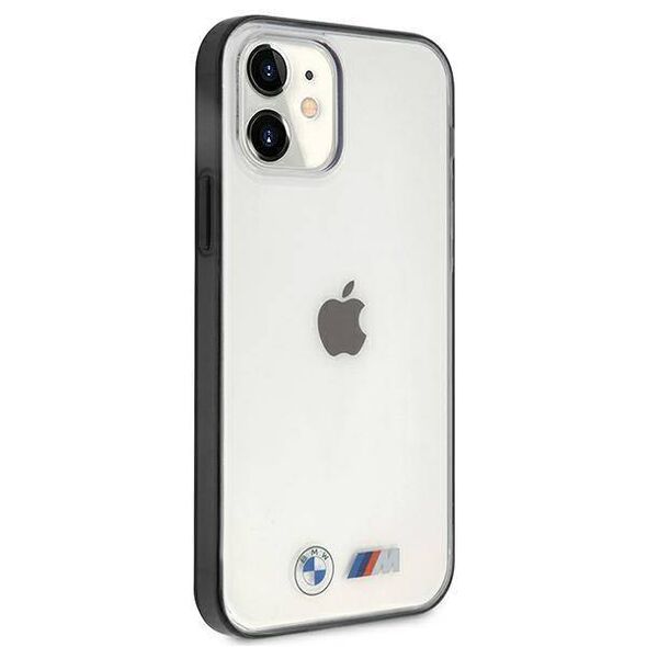 Original Case IPHONE 12 MINI BMW Hardcase Sandblast (BMHCP12SMBTOK) transparent 3666339011314