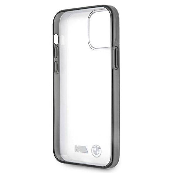 Original Case IPHONE 12 MINI BMW Hardcase Sandblast (BMHCP12SMBTOK) transparent 3666339011314