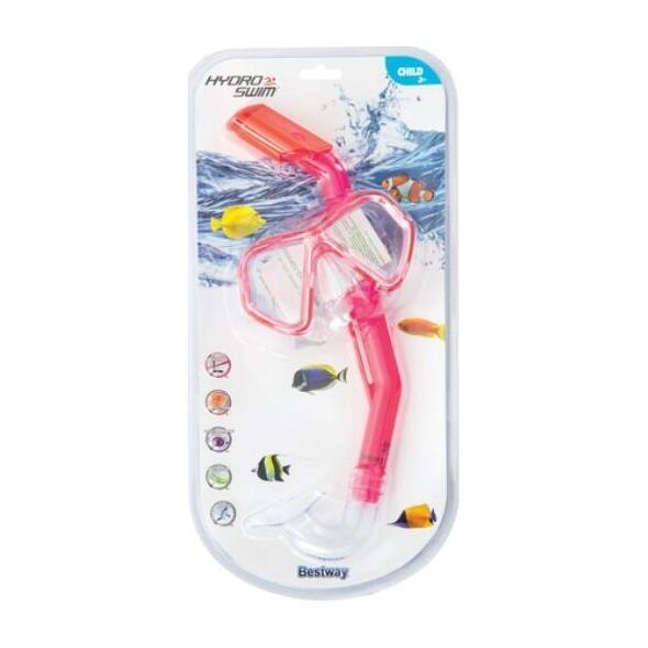 Bestway Zestaw Do Nurkowania Maska+Rurka Różowa Bestway 24023