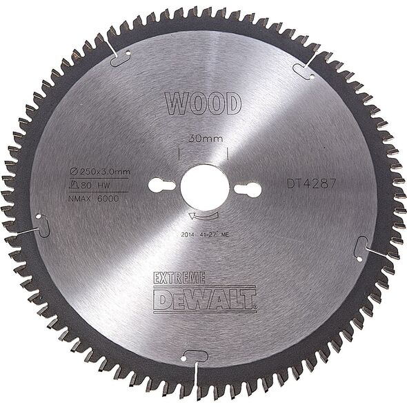Dewalt Tarcza pilarska do pilarek stacjonarnych (250x30mm, 60 zęby HG) - DT4217-QZ