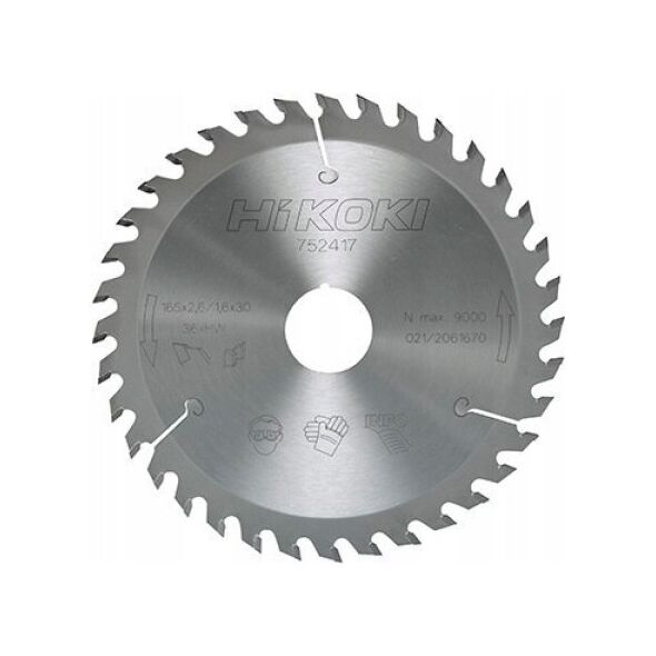 Hikoki Wood cutting disc HITACHI 165x30/20mm 36 teeth
