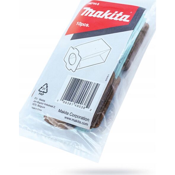 Βιομηχανική ηλεκτρική σκούπα Makita MAKITA DUST BAGS FOR BCL / DCL / 4013D / 10 τεμ. ΑΝΤΙΒΑΚΤΗΡΙΔΙΚΟ ΧΑΡΤΙ 13548354 88381490382