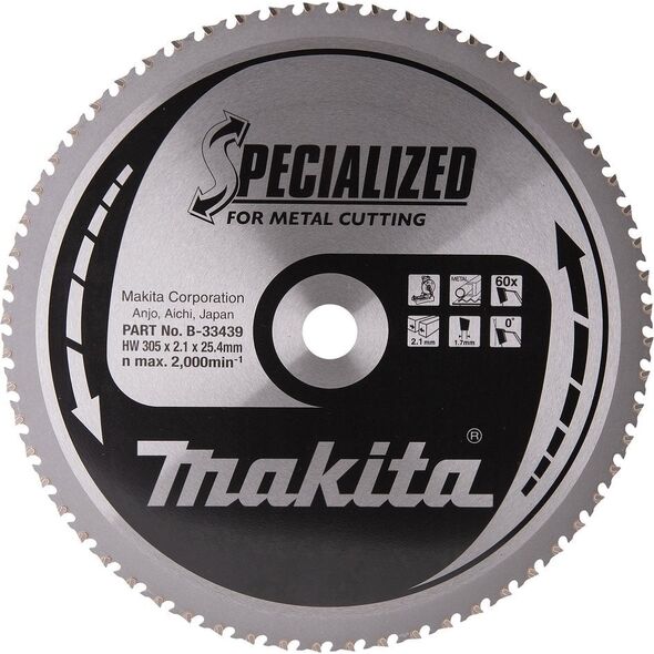Makita Πριονόλαμα 305x2,1x25,4 mm Makita B-33439 13763768 88381422314
