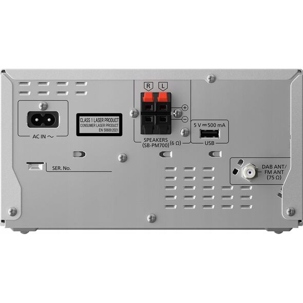 Wieża Panasonic Panasonic SC-PM704EG-S silver