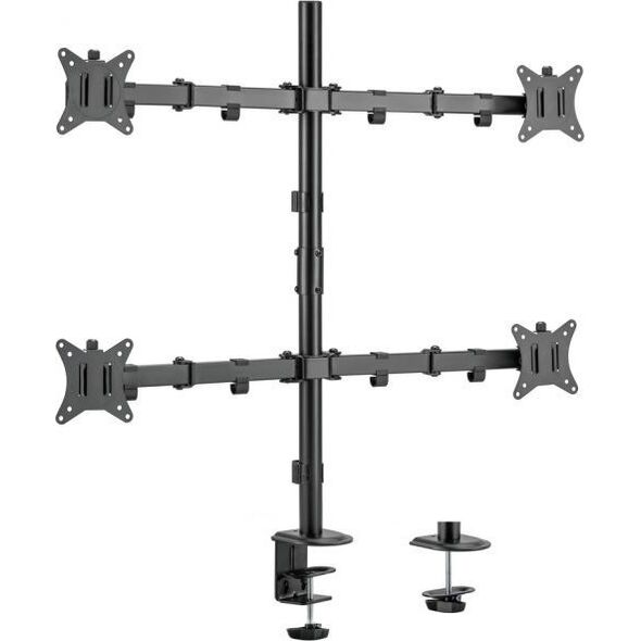 Equip Uchwyt biurkowy na 4 monitory 17" - 32" (650159)