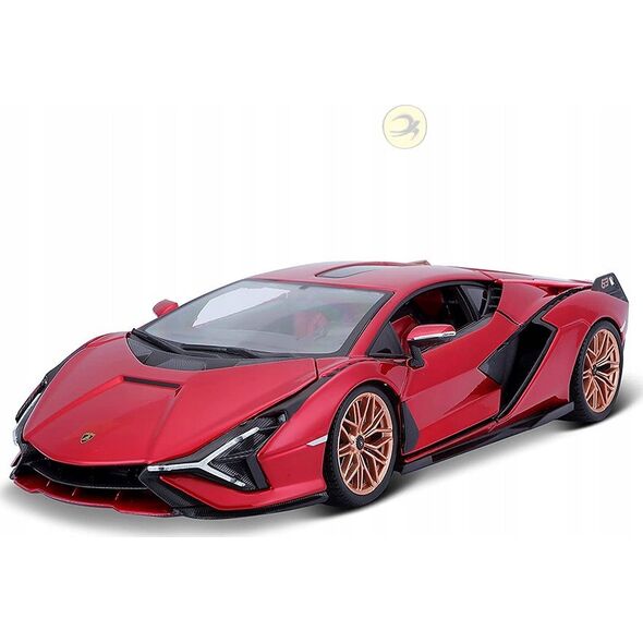 Bburago BBU 1:24 Lamborghini Sian FKP37 Red 21099RD 02702
