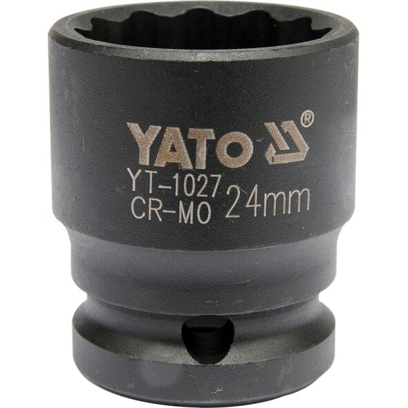 Yato Nasadka udarowa do piast dwunastokątna 1/2" 24mm (YT-1027)