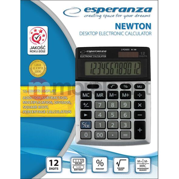 Kalkulator Esperanza ECL102 NEWTON (5901299903551)