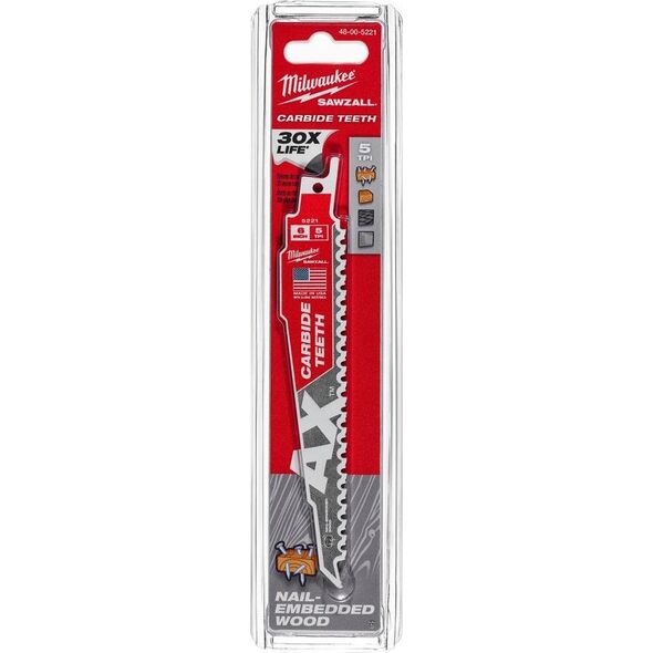 Milwaukee MILWAUKEE RECIMER SAW LADE 300 TCT ΞΥΛΟ ΤΣΕΚΟΥΡΙ ΜΕ ΚΑΡΦΙΑ /5 τεμ. 13529334 45242521128
