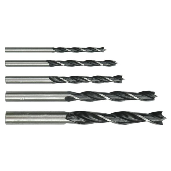 Wiertło Vorel do drewna kręte walcowe 4 5 6 10 8mm zestaw (22350)